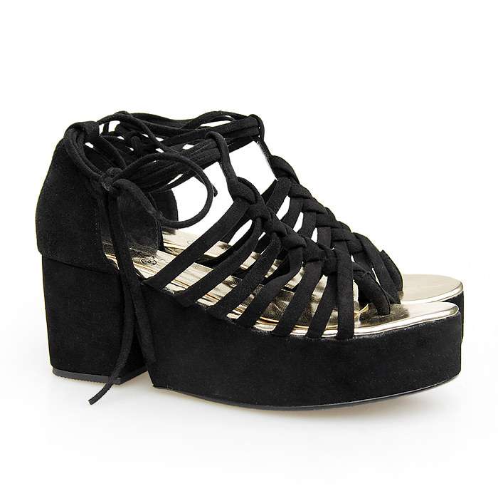 Replica Chanel Shoes 72303b black lambskin leather